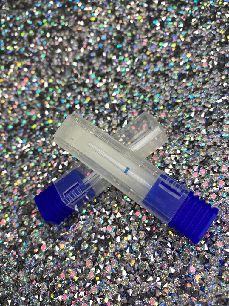 CERAMIC BUR ROUNDED CONE BLUE – Lara Nails Supply