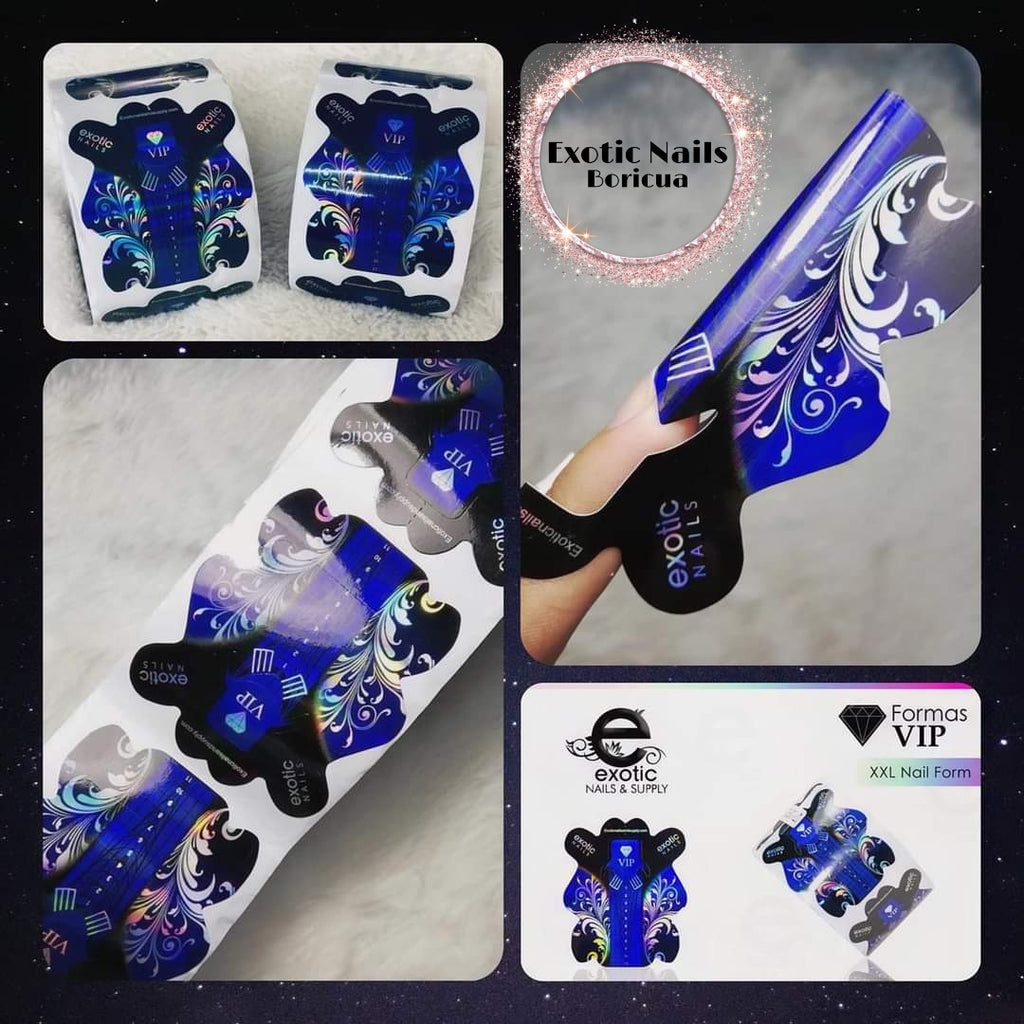 EXOTIC NAILS Moldes Formas VIP XXL