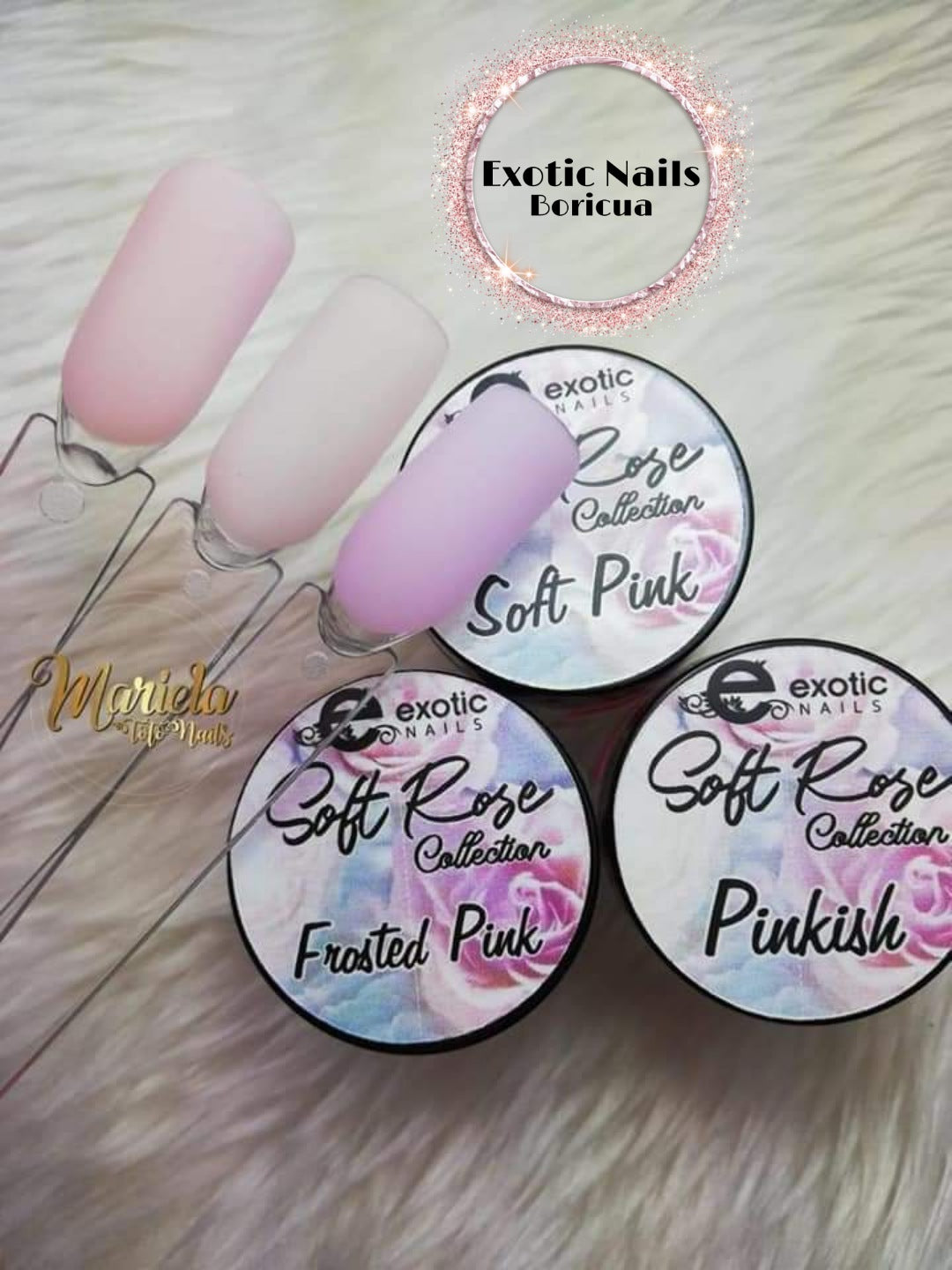 Exotic Nail Soft Rose Collection