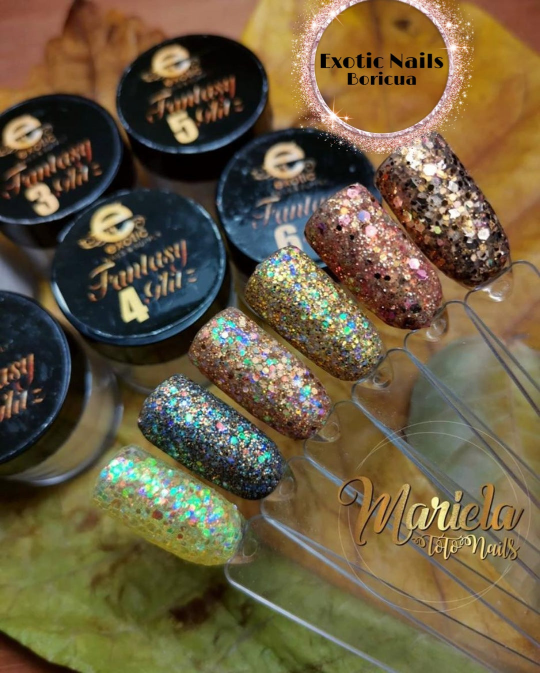 Exotic Nails Fantasy Glitz Collection