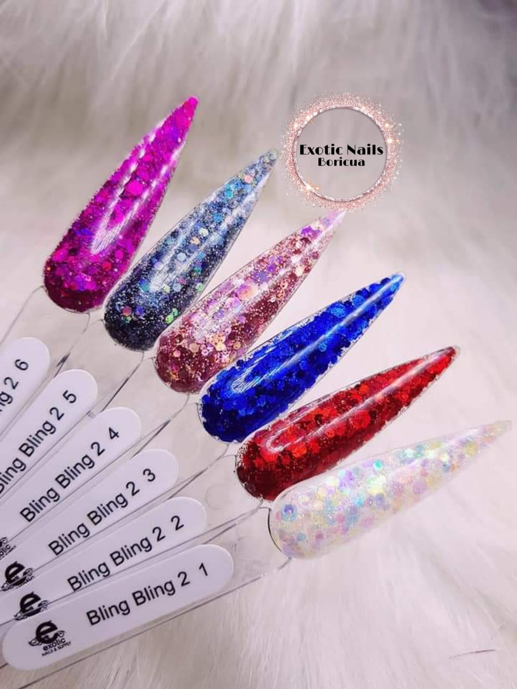 Exotic Nails Bling Bling 2 Acrilic Collection