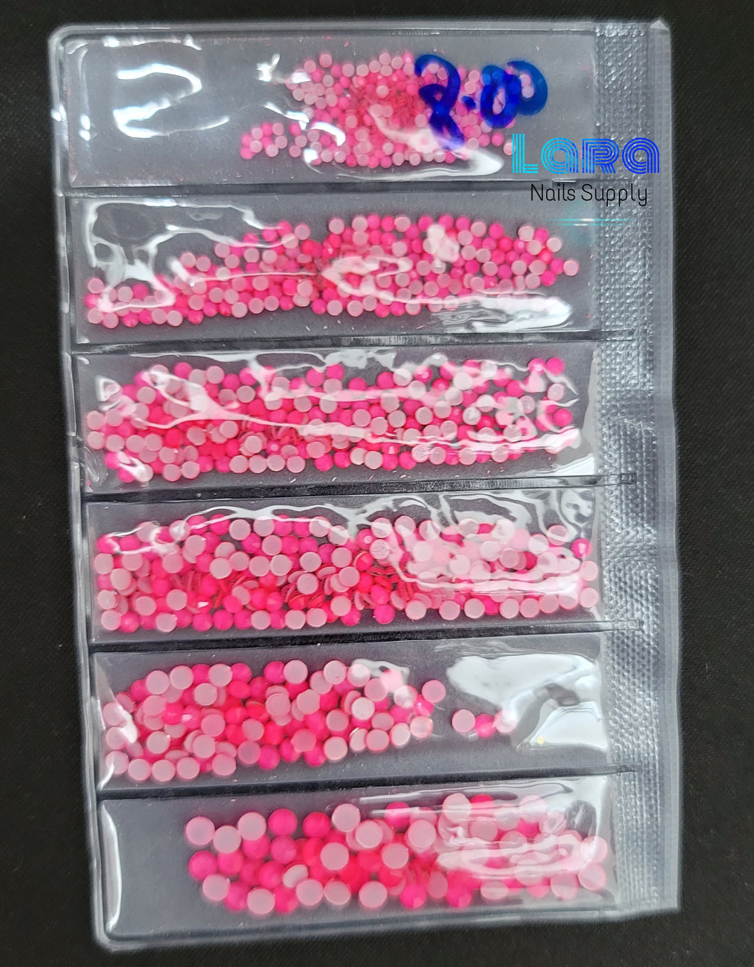 Rhinestone Neon Pink