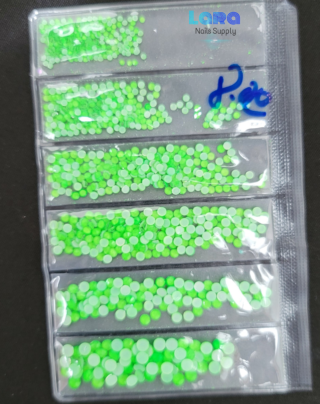 Rhinestone Neon Green